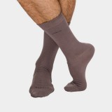 J.PRESS Speciális Zokni Bambusz sötétszürke