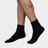 J.PRESS Zokni Rövidített Szárhosszal fekete