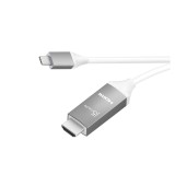 j5create JCC153G HDMI kábel 1,5 M HDMI Type C (Mini) HDMI A-típus (Standard) Szürke, Fehér (JCC153G-N)