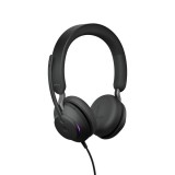 Jabra 24189-999-799 Evolve2 40 SE Headset Vezetékes Fejpánt USB Type-C   USB Type-A Fekete
