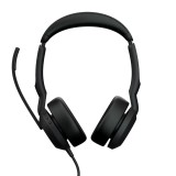 Jabra 25089-989-799 Evolve2 50 Headset Vezetékes Fejpánt USB Type-C   USB Type-A Bluetooth Fekete