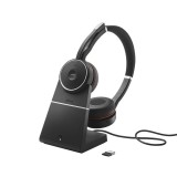 Jabra Evolve 75 SE UC Stereo Headset with Link 380 + Charging Stand Black 7599-848-199