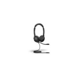Jabra Evolve2 30 - SE Headset Vezetékes Fejpánt USB Type-C   USB Type-A Fekete