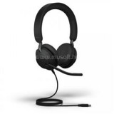 Jabra Evolve2 40 MS USB-C Vezetékes Sztereó Headset (24089-999-899)