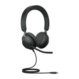 Jabra Evolve2 40 SE Headset Vezetékes Fejpánt USB C-típus Fekete