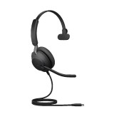 Jabra Evolve2 40 SE Vezetékes USB C Fekete headset
