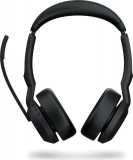 Jabra Evolve2 55 MS Stereo with Link380c Wireless Bluetooth Headset Black 25599-999-899