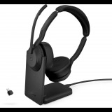 Jabra Evolve2 55 MS sztereó LINK380C vezeték nélküli Bluetooth fejhallgató (25599-999-889) (25599-999-889)