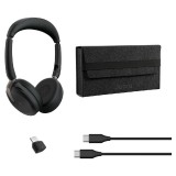 Jabra Evolve2 65 Flex USB-C UC Stereo Wireless Bluetooth Headset Black 26699-989-899