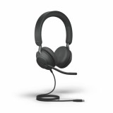 JABRA Fejhallgató - Evolve2 40 MS Teams Stereo USB-C Vezetékes, Mikrofon (24089-999-899) - Fejhallgató
