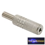 JACK aljzat mono 3,5 mm Fém kivitel törésgátlóval