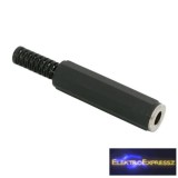 JACK aljzat Sztereo 6,3 mm Műanyag kivitel törésgátlóval