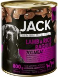 Jack kutya konzerv ragu bárány-rizs 800 g