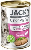 Jacky steril macska konzerv pástétom pulyka 400 g