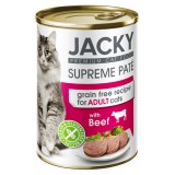 Jacky Supreme Paté macska konzerv - marha 400 g