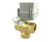 JAGO 12V 24V motorosszelep, 3 járatú oda-vissza motoros zónaszelep, kisfeszültségű keverőszelep DN25 1" BB belső menetes csatlakozók 9-24V között CR3