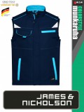 James & Nicholson COLORSTYLE NAVY technikai softshell mellény - munkaruha