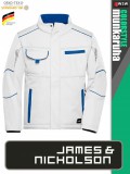 James & Nicholson COLORSTYLE WHITE technikai bélelt softshell kabát - munkaruha