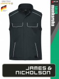 James & Nicholson SOLID CARBON technikai átmeneti softshell mellény - munkaruha