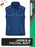 James & Nicholson SOLID DARKROYAL technikai átmeneti softshell mellény - munkaruha