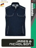 James & Nicholson SOLID NAVY technikai hőtükrös bélelt softshell mellény - munkaruha