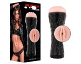 JamyJob - élethű műpunci tokban (fekete-natúr)