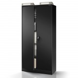 Jan Nowak® JAN H 1059-2 | Fém iratszekrény fekete, 4 polcos – összeszerelt