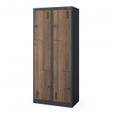 Jan Nowak® JULIA | 1486-2 Z-ajtós Öltözőszekrény Diófa minta