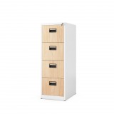 Jan Nowak® SÁRA | 1387-2 Fiókos függőmappa tartó iratszekrény BÜKKFA MINTÁVAL