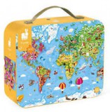 Janod 02656 "A világ" Óriás puzzle - 300 PCS