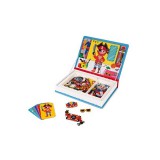 Janod: Mágneses könyv - fiús öltöztető