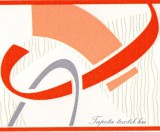 Jász-Iron Barack-narancs modern mintás bordűr