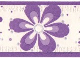 Jász-Iron Lila margaréta mintás bordűr