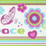 Jász-Iron Színes Love mintás bordűr