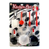 Játék edénykészlet fekete-fehér színben BZ6740