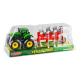 Játék traktor boronával JA2498