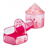 Játszósátor Alagút Lányoknak Fiúknak Bíbor 1,5m