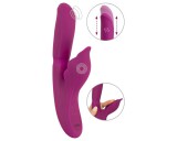 Javida - 4in1 G-pont és csikló izgató vibrátor (lila)