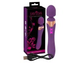 Javida Double - masszírozó vibrátor (lila)