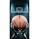 JAVOLI Basketball, Kosárlabda Fürdőlepedő, Strand Törölköző 70x140cm