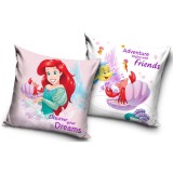 JAVOLI Disney Hercegnők, Ariel Párnahuzat 40x40 cm Velúr