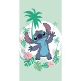 JAVOLI Disney Lilo És Stitch, A Csillagkutya Green Fürdőlepedő, Strand Törölköző 70x140cm