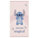 JAVOLI Disney Lilo És Stitch, A Csillagkutya Magical Fürdőlepedő, Strand Törölköző 60x120cm