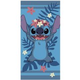 JAVOLI Disney Lilo És Stitch, A Csillagkutya Wreath Fürdőlepedő, Strand Törölköző 70x140cm (Fast Dry)
