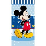 JAVOLI Disney Mickey Blue Fürdőlepedő, Strand Törölköző 70x140cm