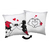 JAVOLI Disney Minnie, Mickey Love Párna, Díszpárna 40x40 cm