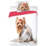 JAVOLI Kutyás Yorkshire Ágyneműhuzat 140×200cm, 70×90 cm