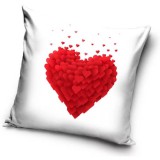 JAVOLI Love Fehér Szerelem Díszpárnahuzat 40x40 cm