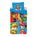 JAVOLI Mancs Őrjárat Mozaik 2 részes Ovis Ágynemű-garnitúra 100x135+40x60 cm