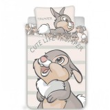 JAVOLI Toppancs Nyuszis 2 részes Óvodai Ágynemű-garnitúra 100x135+40x60 cm